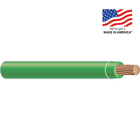 Southwire 500-ft 10-AWG Stranded Green Copper THHN Wire