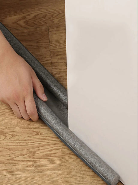 Flexible Door Bottom Sealing Strip - (Gray, 36.in)