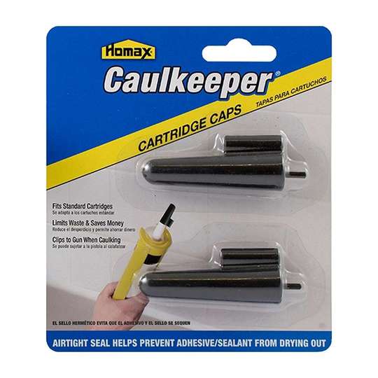 Homax Caulkeeper Cartridge Caps - 2 Pack