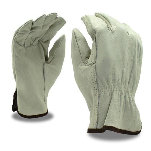 Cordova Leather Work Gloves, Beige Cowhide (X-Large, 1 Pair)