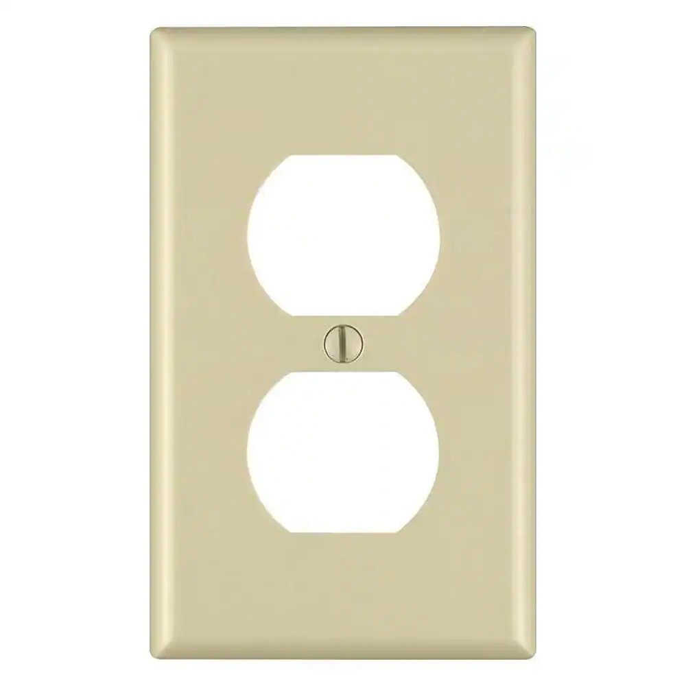 Duplex Receptacle Wall Plate - Ivory