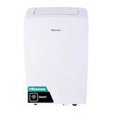 Hisense 7000-BTU DOE 115-Volt White Vented Wi-Fi enabled Portable Air Conditioner Cools 300-500 Sq Ft