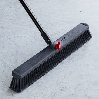 Libman 24-in Poly Fiber Smooth Surface Push To Center Push Broom