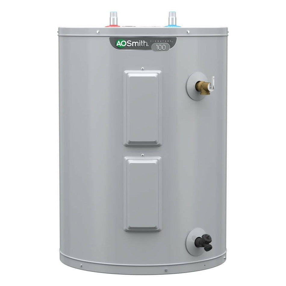 38-Gallon Electric Lowboy Water Heater Bundle with Installation Kit