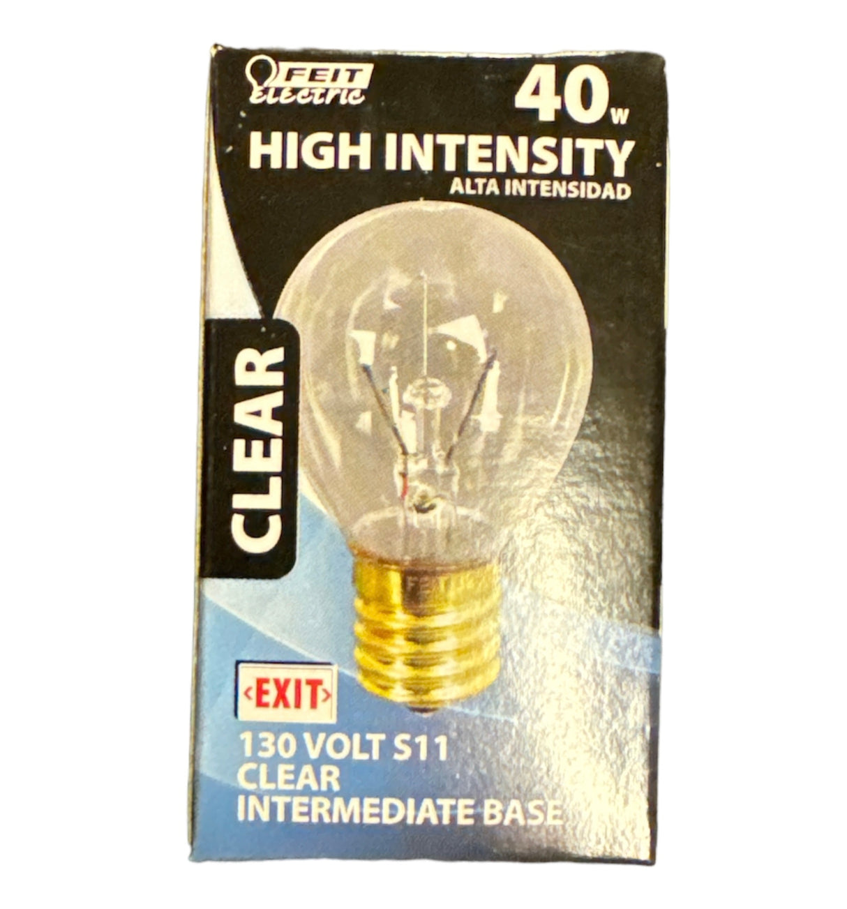 Feit Electric 40S11N-130 S11 Glühlampe für Spezialgeräte, Farbtemperatur 2700 K, Wattzahl 40 W, Spannung 130 V