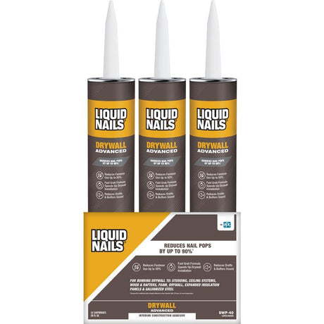 Adhesivo para construcción de interiores de látex blanquecino Liquid Nails (28 onzas líquidas)