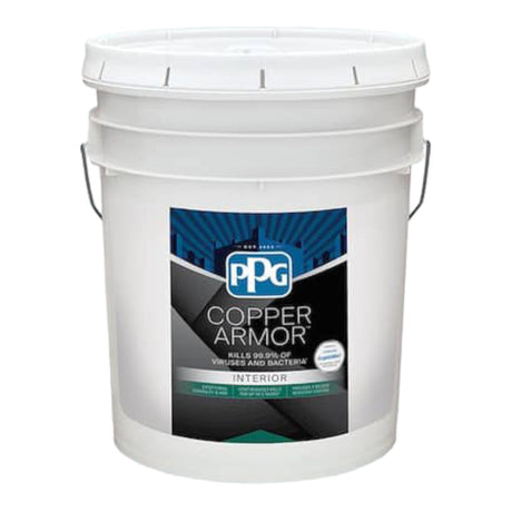 Pintura interior antiviral y antibacteriana PPG COPPER ARMOR™ (base semibrillante, blanca y pastel)