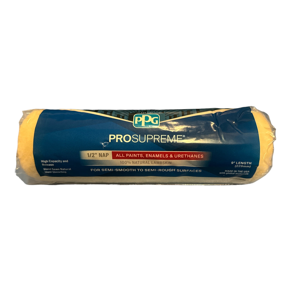 PPG® ProSupreme® Piel de cordero 1/2 pulg. NAP 9 x pulg. L (100 % piel de cordero natural) 