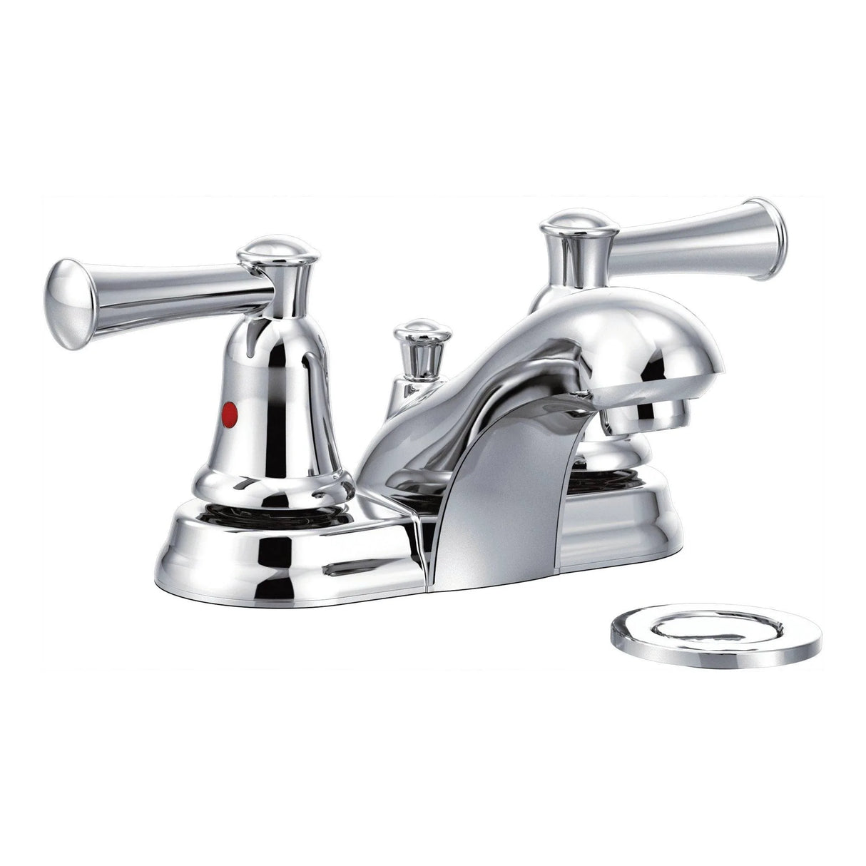 Cleveland Faucets CA41211 Capstone Centerset Bathroom Faucet with 50/50 Pop-Up Drain (Chrome)