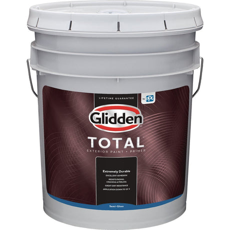 Glidden® Total™ Exterior Paint + Primer (Semi-Gloss, Ultra Deep Base)