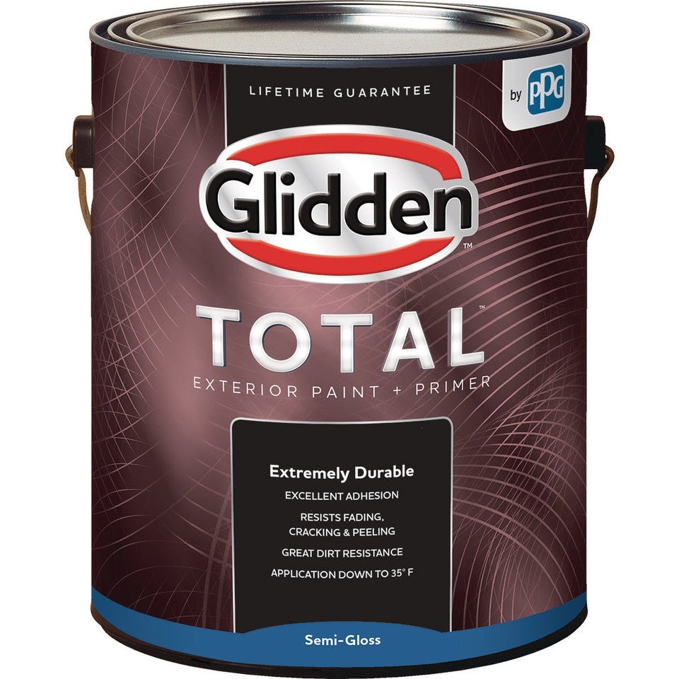 Glidden® Total™ Exterior Paint + Primer (Semi-Gloss, MidTone Base)