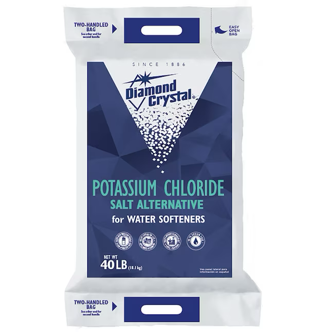 Diamond Crystal 40-lb Water Softener Salt Potassium Chloride