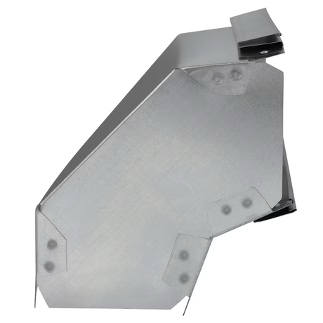 IMPERIAL Galvanized Steel Rectangle Flat 90 Degree Shortway Duct Elbow