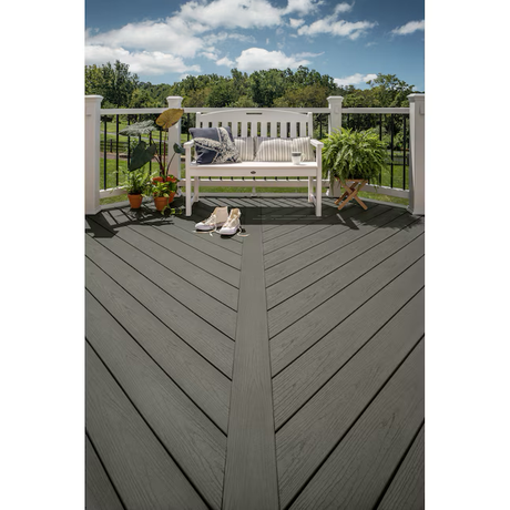 Trex Enhance Basics 12-ft Clam Shell Grooved Composite Deck Board