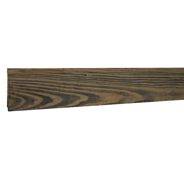 RELIABILT 5.375-in x 8-ft Brown Pine Shiplap Wall Plank (1-Pack, Covers 3.58-sq ft)