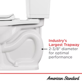 American Standard Champion 4 White Elongated Chair Height 2-piece WaterSense Soft Close Toilet 12-in Rough-In 1.28-GPF