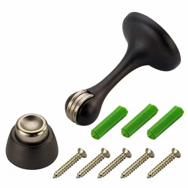 RELIABILT 3-in Oil-Rubbed Bronze Wall Protector Door Stop