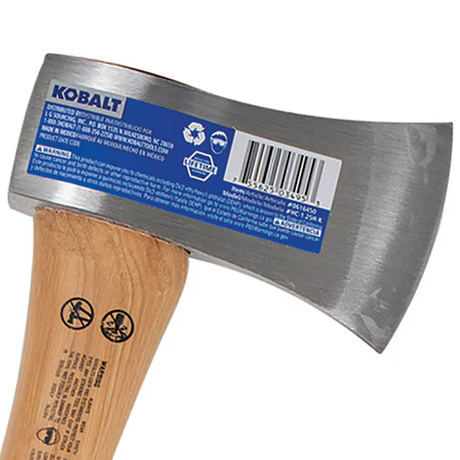 Kobalt Steel Camp Axe with 14-in Hickory Handle