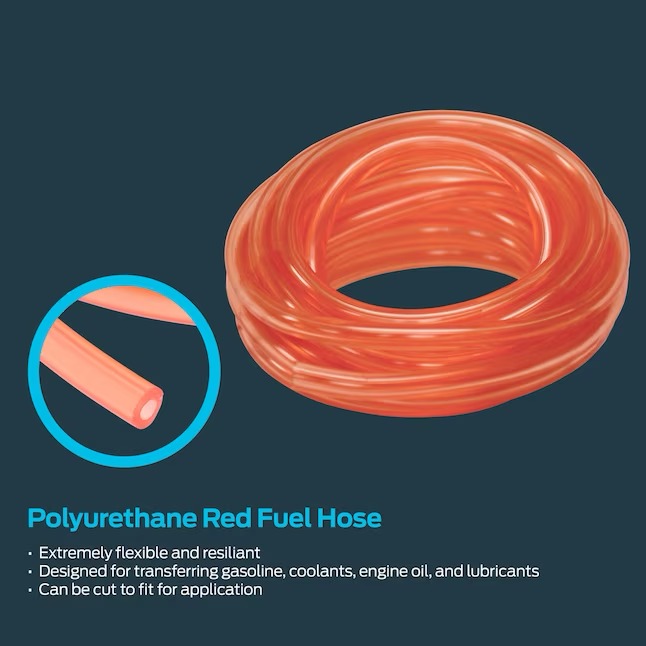 EZ-FLO 1/8-in ID x 10-ft Polyurethane Red Fuel Hose