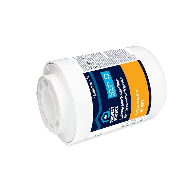 Project Source Filtro de agua giratorio para refrigerador de 6 meses G-1-2 compatible con GE MWF, paquete de 2