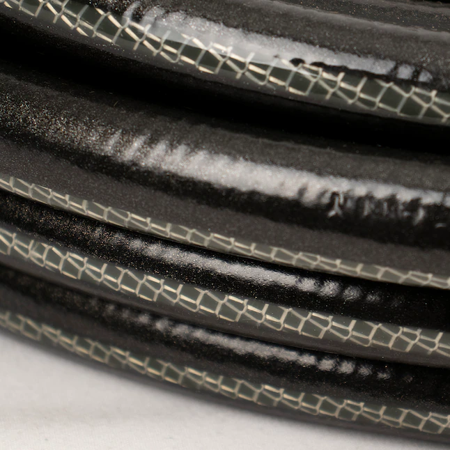 NeverKink Teknor Apex Manguera en espiral gris de vinilo resistente sin torceduras de 5/8 pulgadas x 25 pies