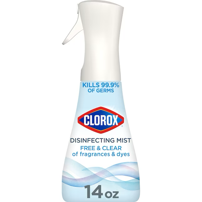 Clorox Free and Clear Limpiador multiuso líquido desinfectante sin fragancia, 14 onzas líquidas
