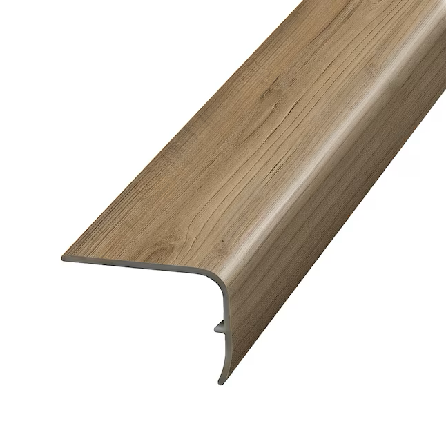 Project Source 1.88-in x 78.7-in x 1.32-in Tabby Finished Vinyl Overlap Stair Nosing