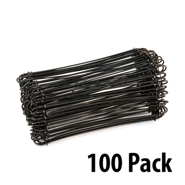 PROWORX 100-Pack Steel Rebar Ties