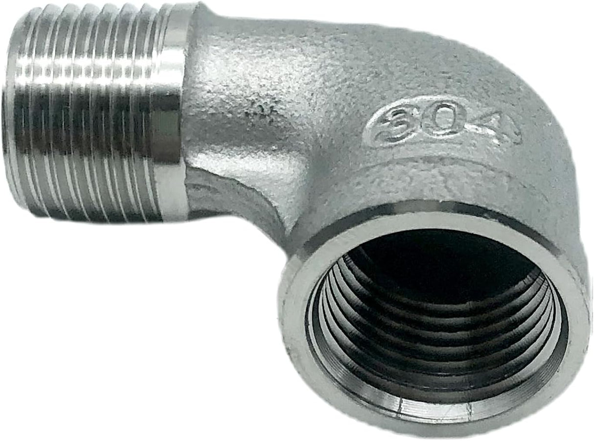 SABER SELECT 1/2 -inch NPT internal thread to 1/2" inch NPT outer thread stainless steel casting pipe