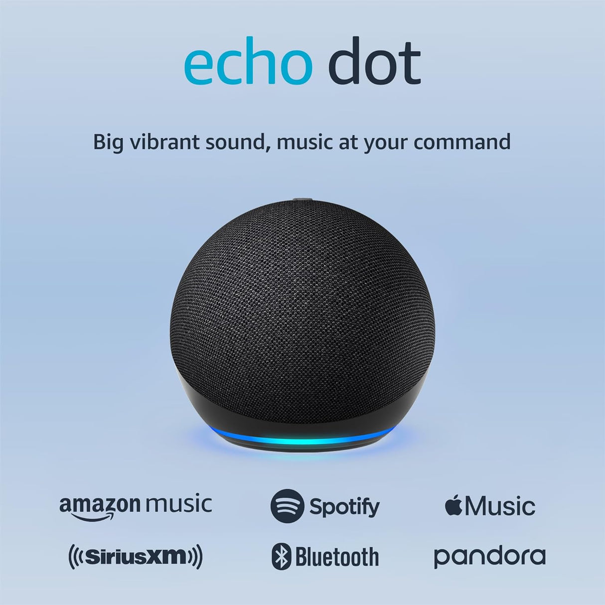 Echo Dot (5th Gen, 2022 release) in Charcoal