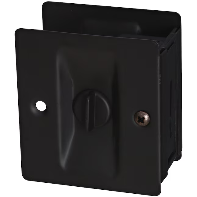 National Hardware 2.75-in Aged Brass Pocket Door Pull