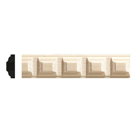 Ornamental Mouldings 7/8-in x 8-ft White Hardwood Unfinished Wood 5022 Chair Rail Moulding