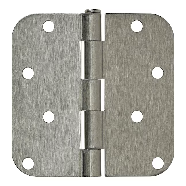 RELIABILT 4-in H x 5/8-in Radius Satin Nickel Mortise Interior Door Hinge