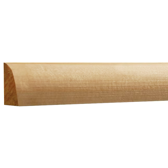 RELIABILT 7/16-in x 11/16-in x 8-ft Unfinished Pine Shoe Moulding