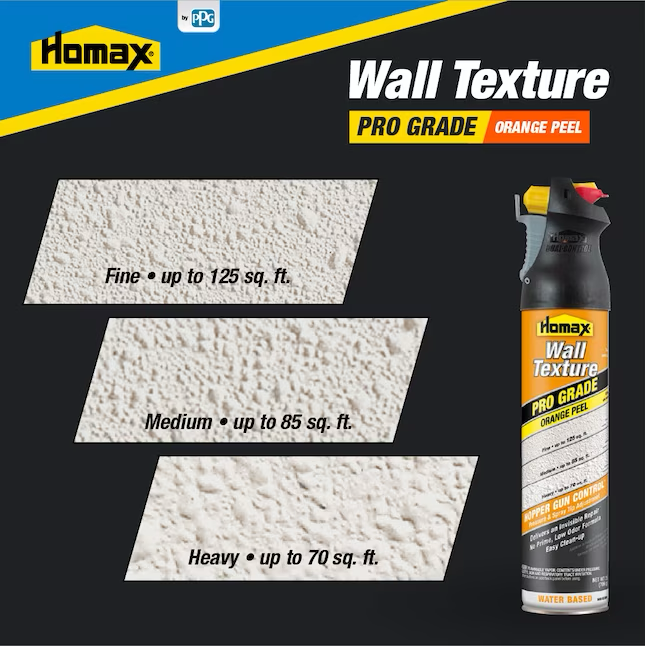Homax Pro grade 25-oz Tinted/White Orange Peel Water-based Wall Texture Spray