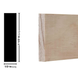 RELIABILT Moldura de zócalo 3518 de pino tradicional sin terminar de 1/2 pulg. x 1-1/2 pulg. x 8 pies