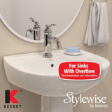 Keeney Chrome Bathroom Decorative Sink Drain
