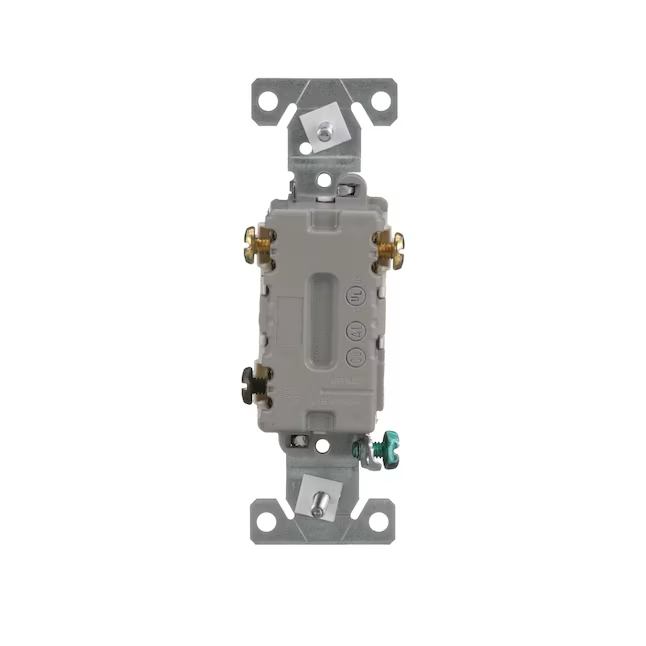 Eaton 15-Amp 3-Way Toggle Light Switch, White