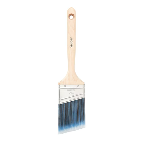 Valspar 2-1/2-in Reusable Natural Bristle Angle Paint Brush (General Purpose Brush)
