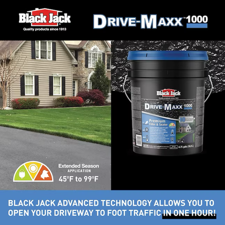 Sellador de asfalto Black Jack Drive-Maxx 1000 de 4,75 galones