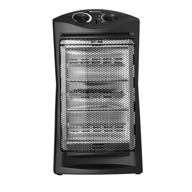 Utilitech Up to 1500-Watt Infrared Quartz Tower Indoor Electric Space Heater with Thermostat