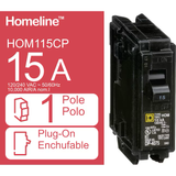 Square D  Homeline 15-Amp 1-Pole Standard Trip Circuit Breaker