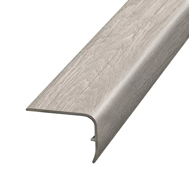 Project Source 1.88-in x 78.7-in x 1.32-in Faded Finished Vinyl Overlap Stair Nosing