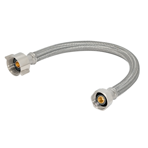 Eastman 1/2 in. FIP x 7/8 in. BC x 9 in. Braided Toilet Connector