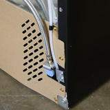 Eastman Conector para máquina de hielo de acero inoxidable con entrada de compresión de 10 pies y 1/4 pulg. x salida de compresión de 1/4 pulg.
