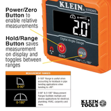 Medidor de ángulo y nivel digital Klein Tools