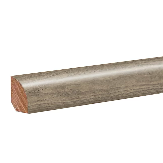 Project Source Settler Cuarto redondo de madera laminada de 0,62 pulgadas de alto x 0,75 pulgadas de ancho x 94,5 pulgadas de largo