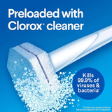 Clorox ToiletWand Sistema de limpieza para inodoro desechable (1 mango ToiletWand + 36 recambios desinfectantes)