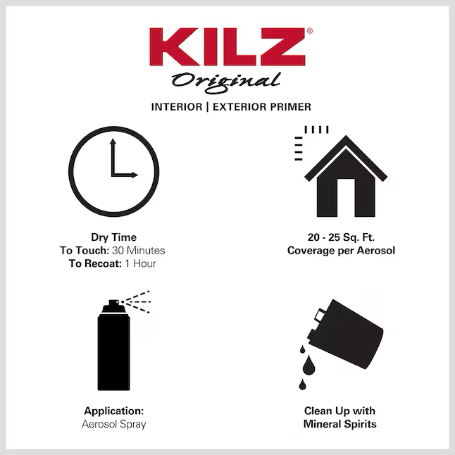 KILZ Original Interior/Exterior Multi-purpose Oil-based Wall and Ceiling Primer (13-oz)