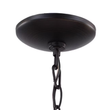 Project Source Roseall - Lámpara de araña tradicional de bronce aceitado con 3 luces